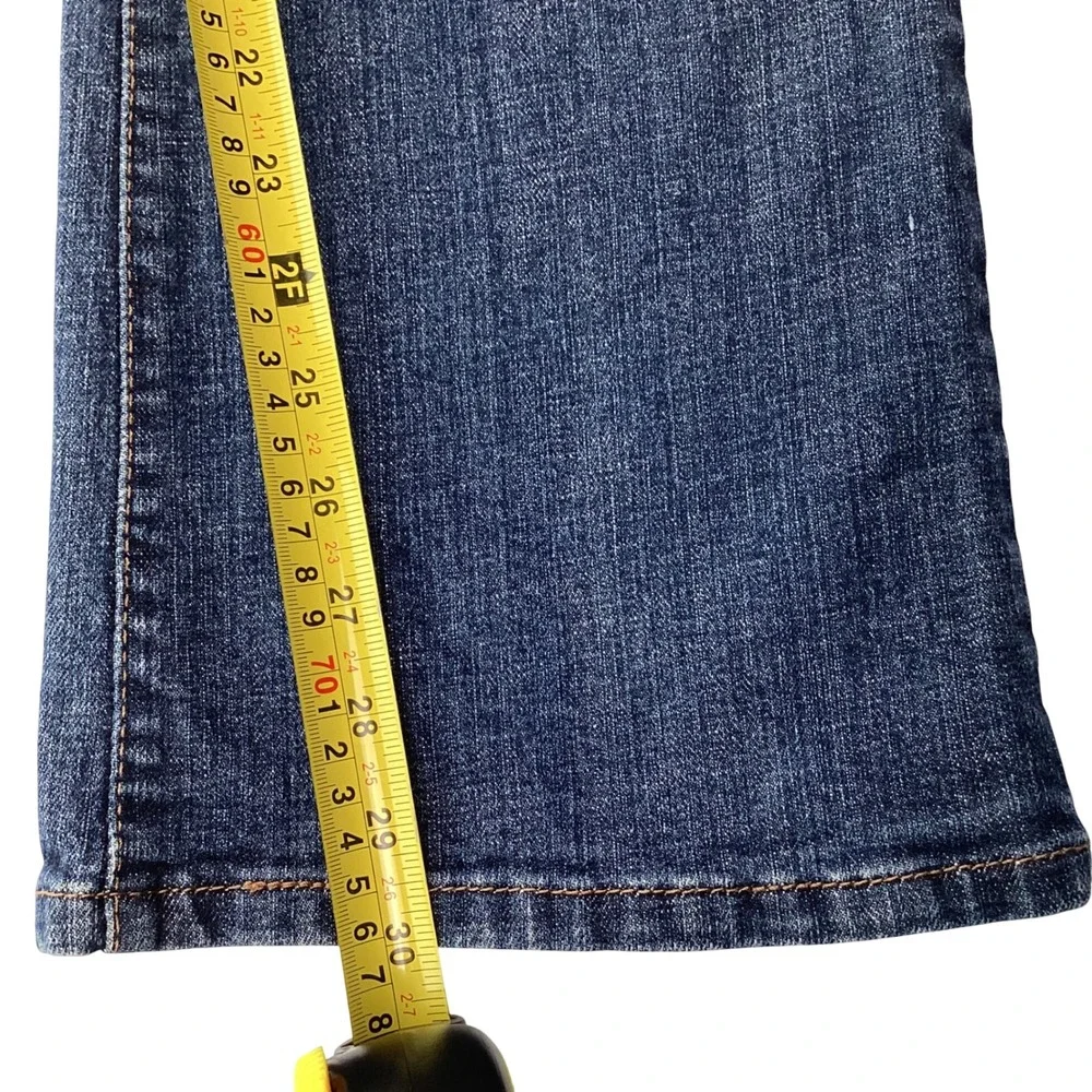 Levis 515 Bootcut Jeans Womens 14 S/C Dark Wash Blue‎ Denim Stretch Mid Rise
